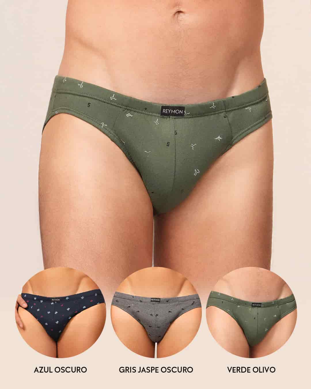 Tanga Algodón estampada PAQUETE x3 Ref.1003 - miniatura 3