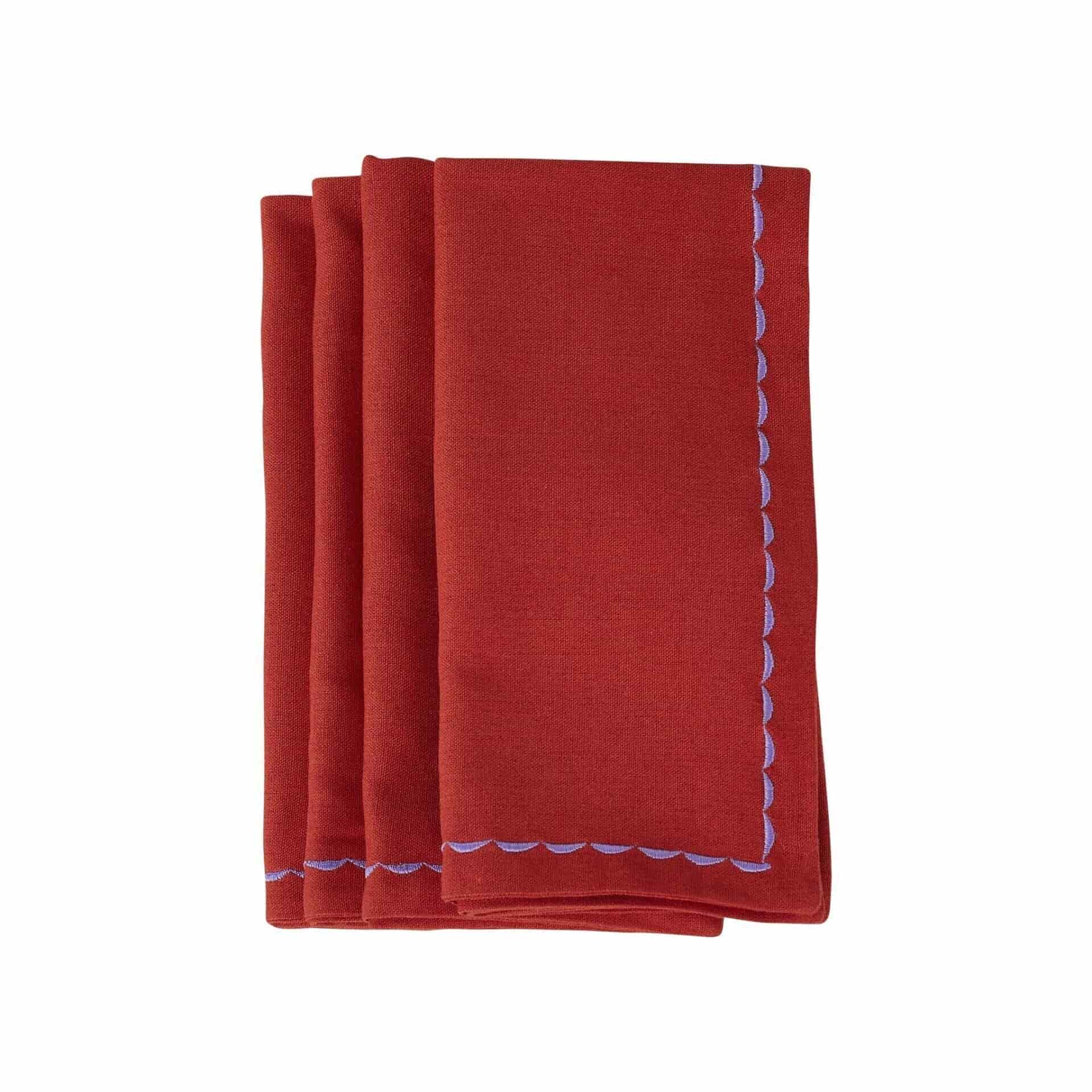 Set De Servilletas En Lino Para La Mesa - miniatura 3
