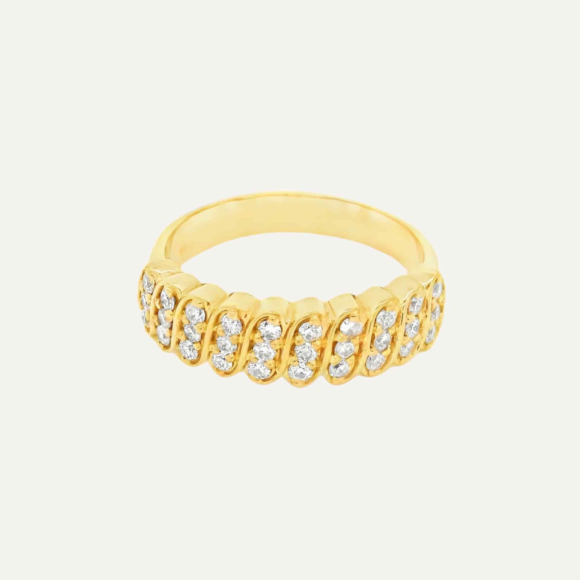 Anillo Ondas Antique - miniatura 2