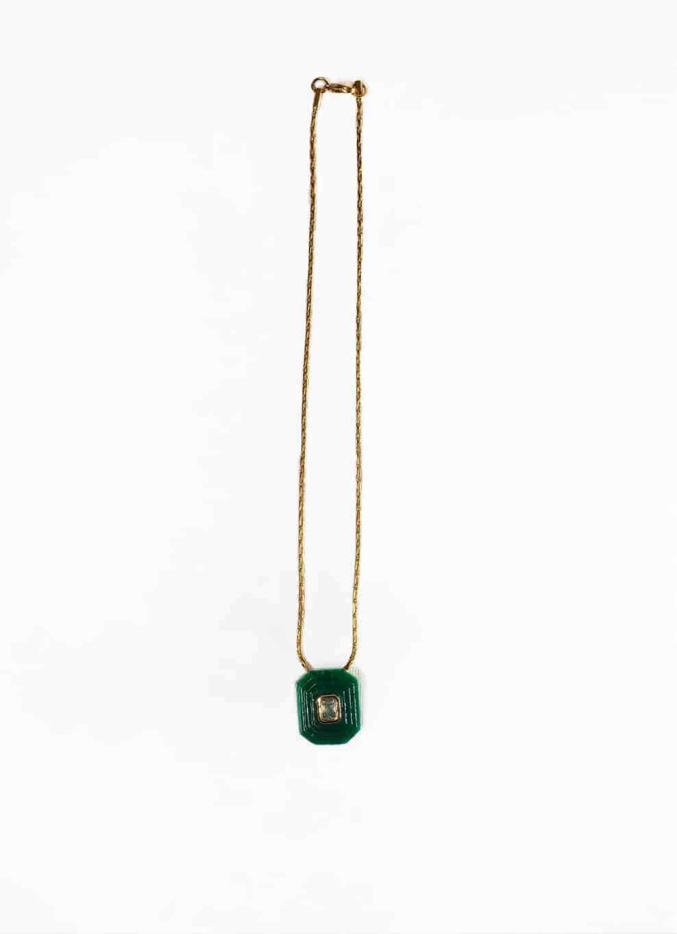 OTTAGONO - GREEN NECKLACE - miniatura 4