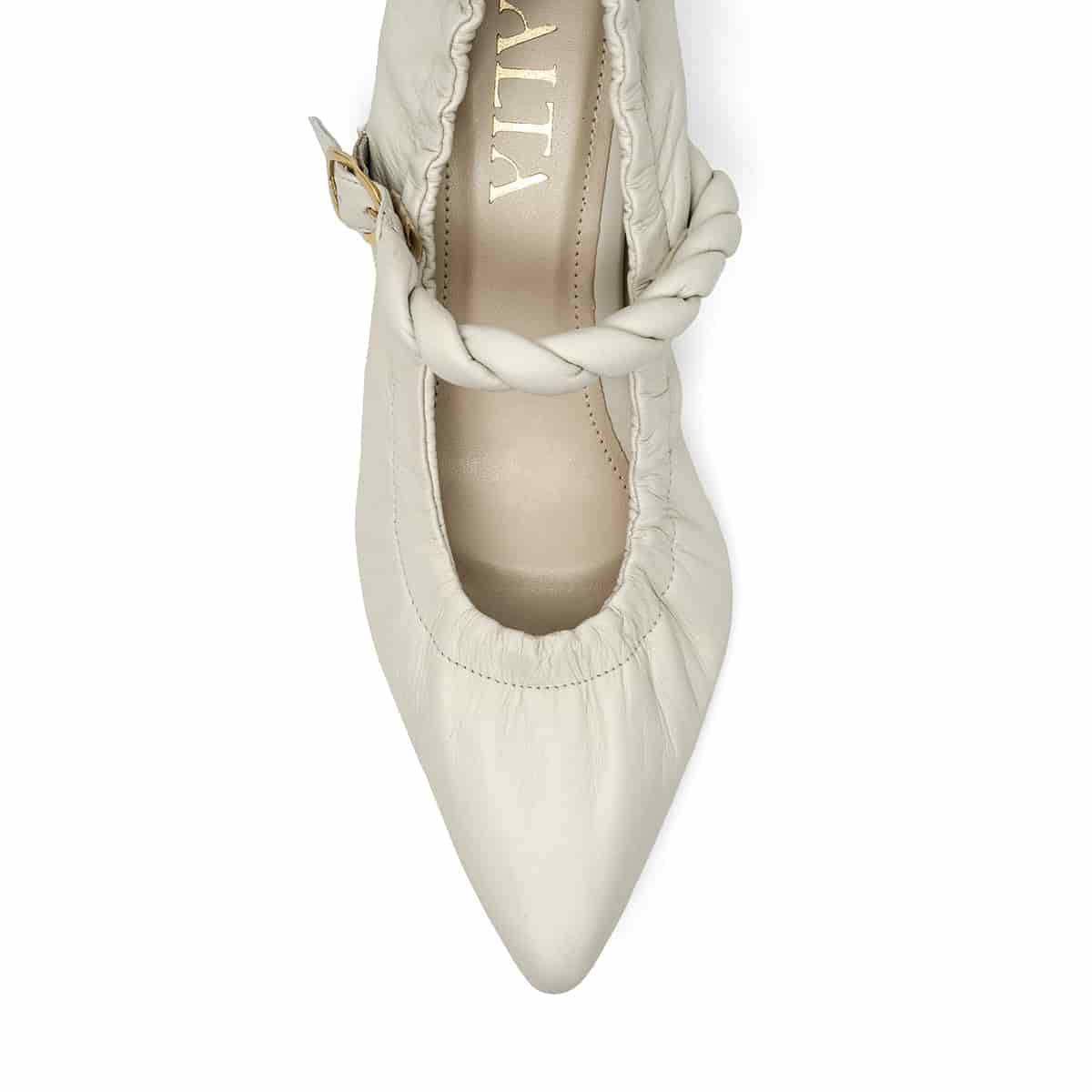 DONELLA OFF WHITE HEELS - miniatura 3