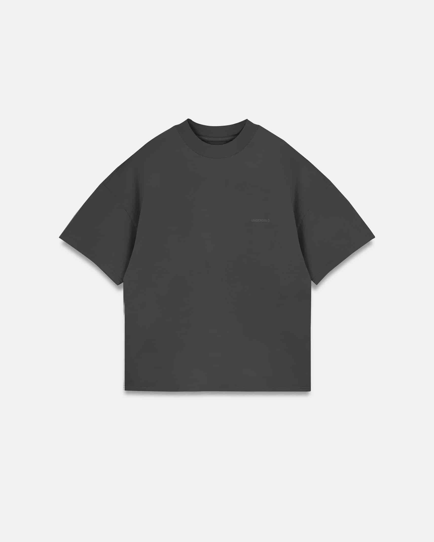 Line Basic Boxy Fit Tshirt Dark Gray - miniatura 3