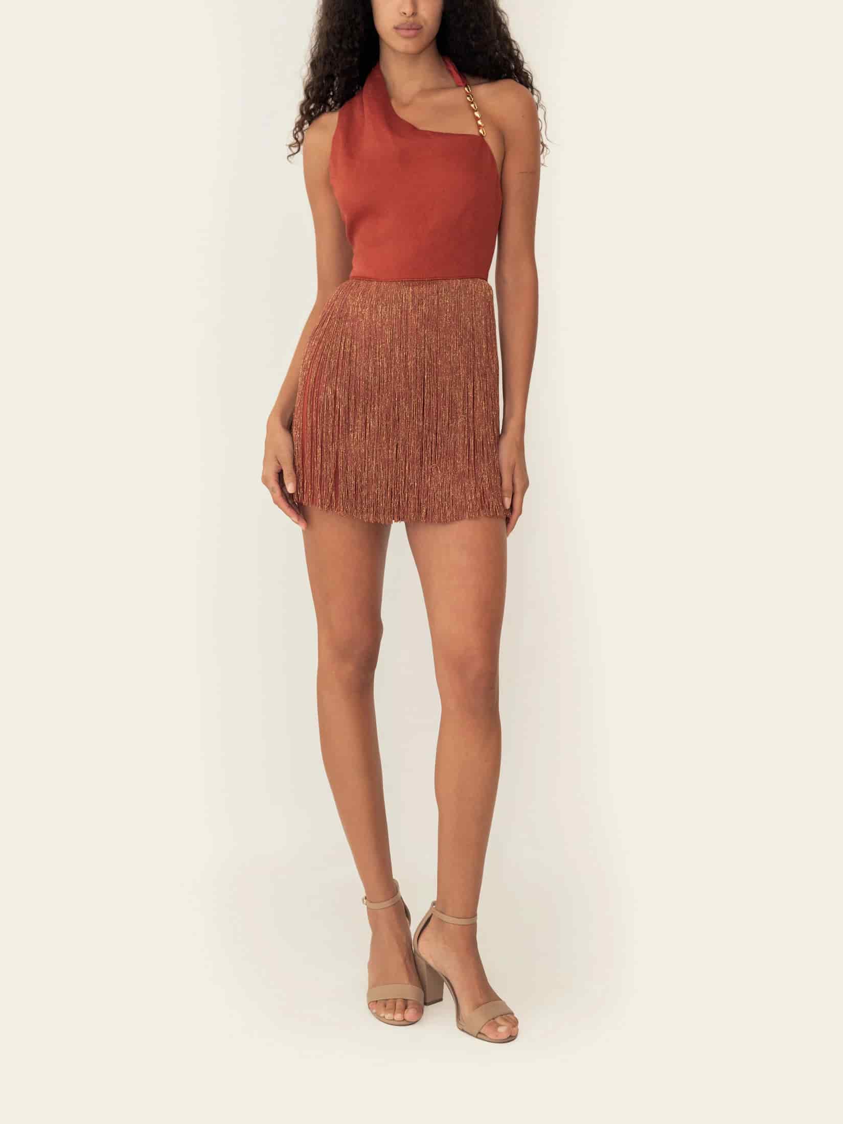 PALMER DRESS SUNSET ORANGE - miniatura 3