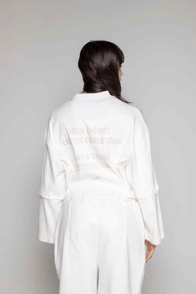 Buzo Dama Courage Tipo Polo-Beige - miniatura 3