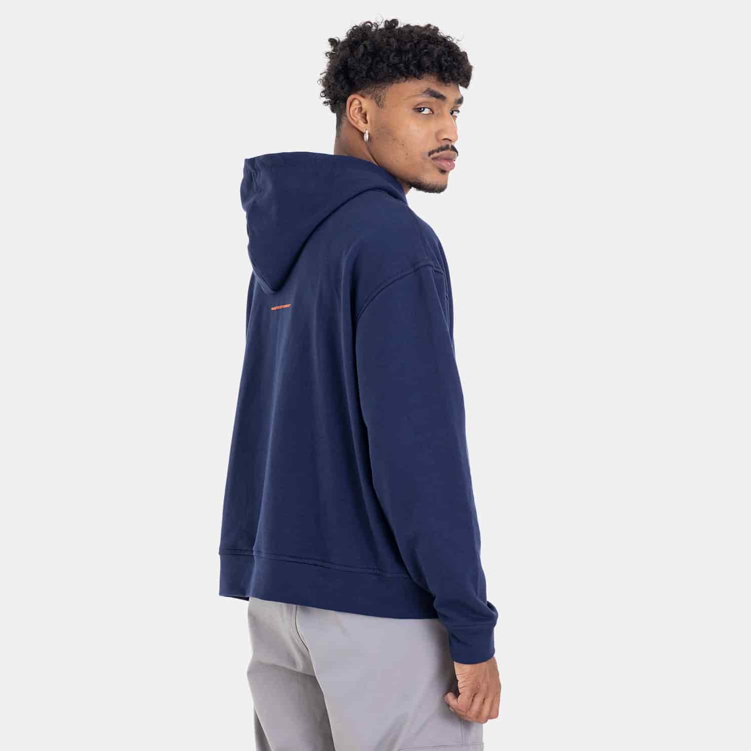 Zip Hoodie Regular Fit Dark Blue - miniatura 5