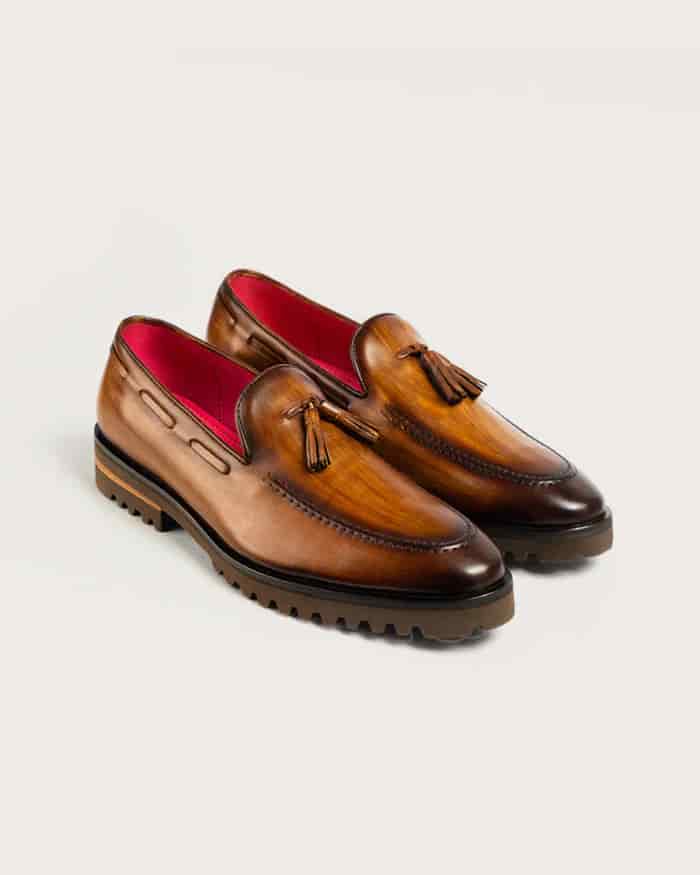 Mocasín Venetto Caramelo Suela Ultraliviana sale - miniatura 2