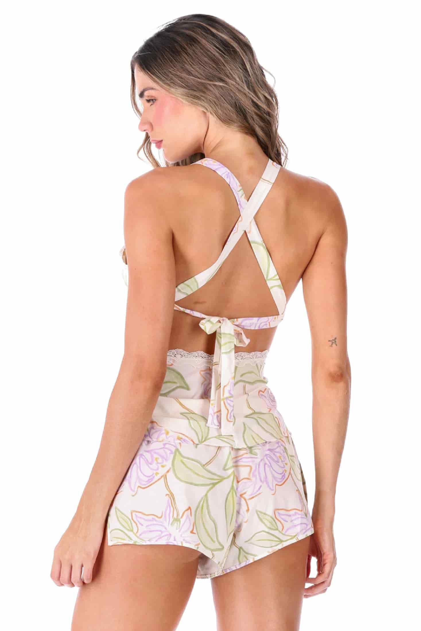 PIJAMA SHORT ELLIPSE ESTAMPADO - miniatura 2