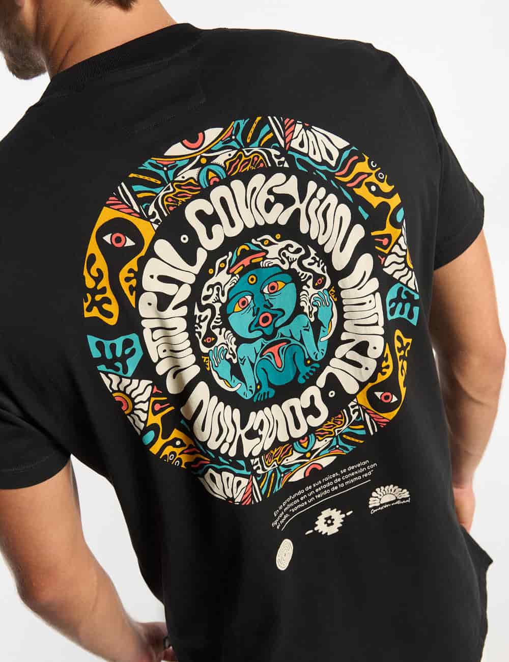 Camiseta Oversize Konibo negro Hombre - miniatura 4