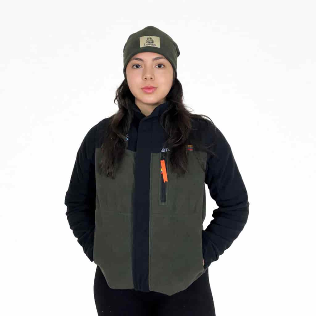 Buzo Térmico Bicolor Verde-Negro Dama - miniatura 1