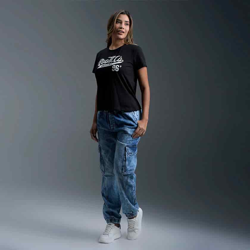 Camiseta Mujer Negra - miniatura 3