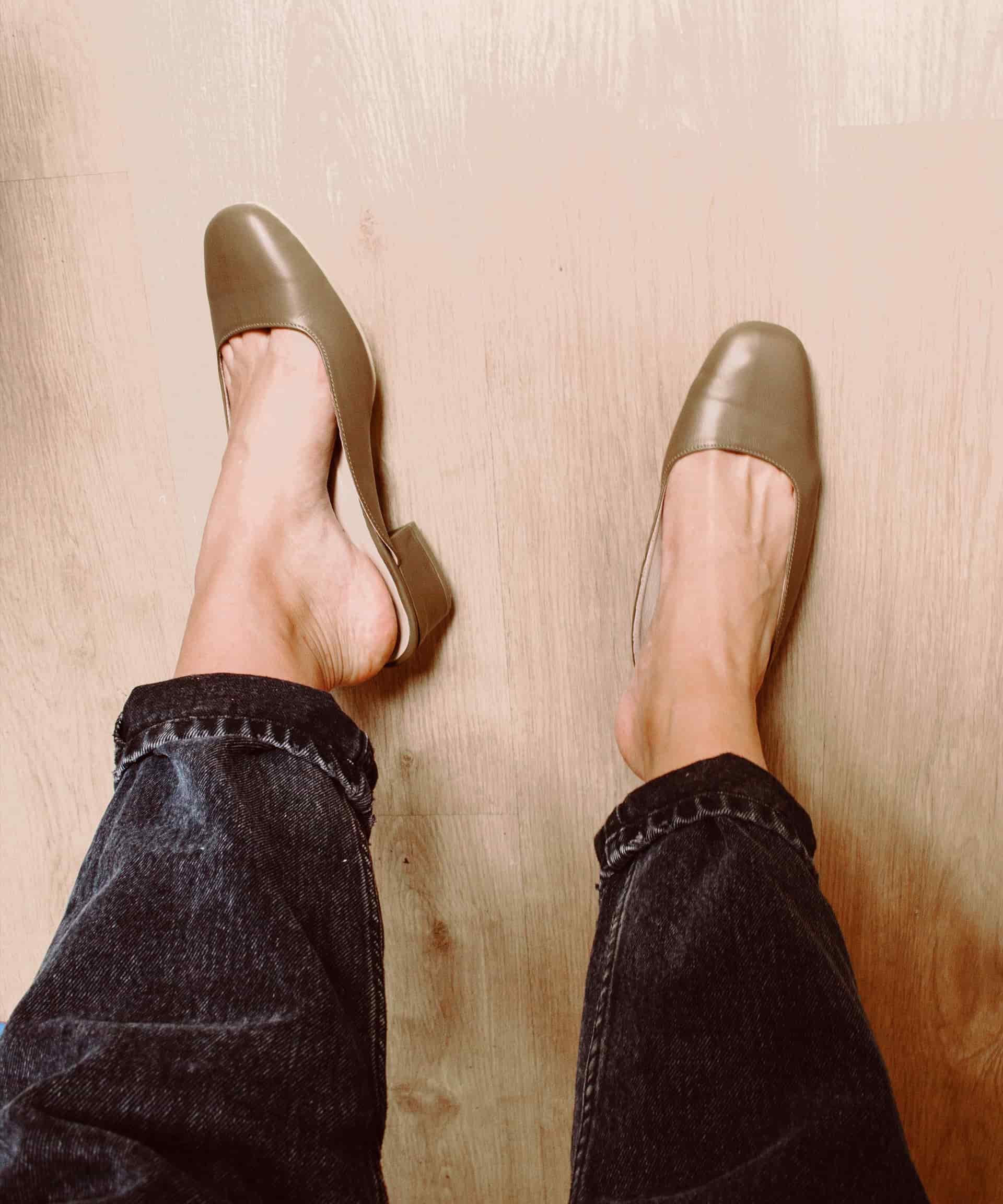 Classic Mule Sandals - Taupé - miniatura 3