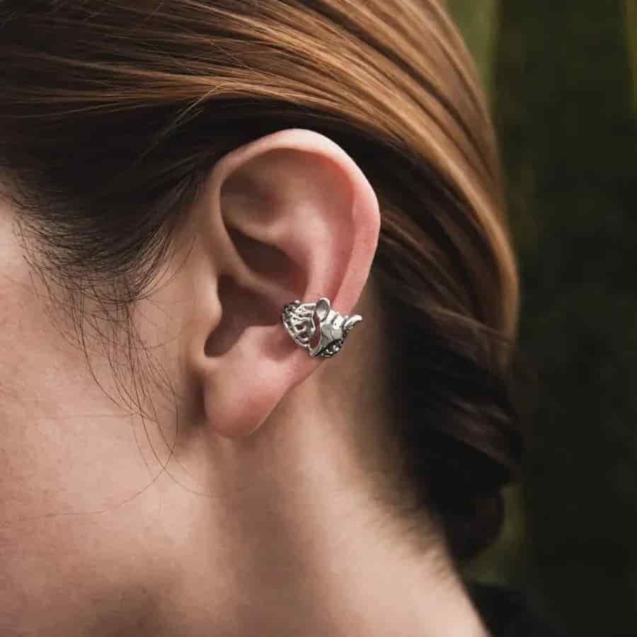 Earcuff Pudú o Venado conejo - miniatura 1
