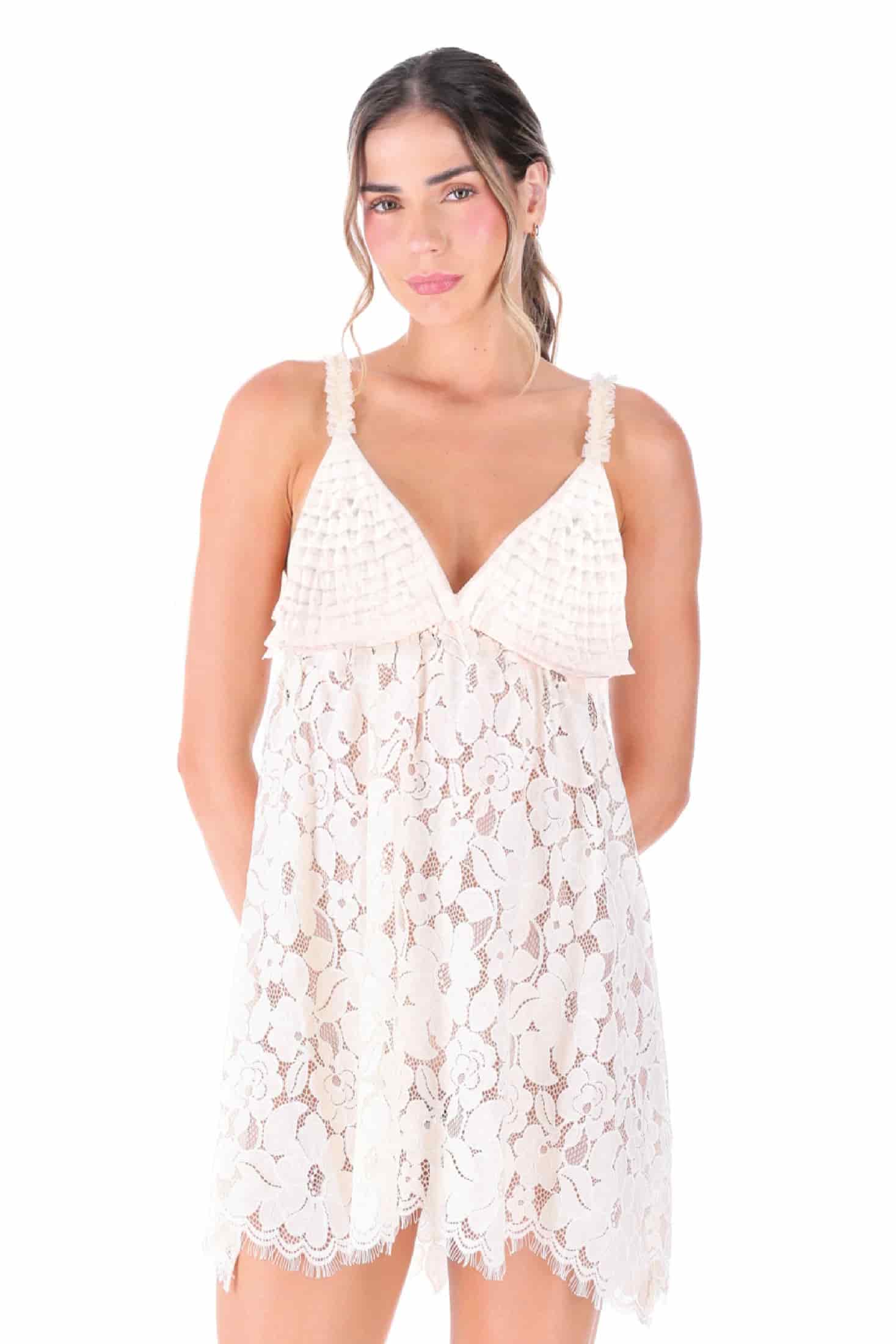 BABYDOLL ELLIPSE AURA CRUDO - miniatura 1