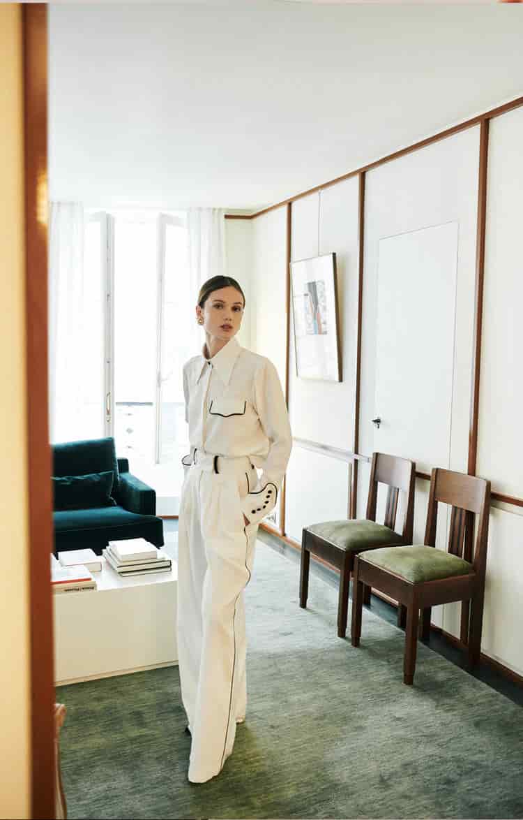 Bruna Ivory Pants - miniatura 2