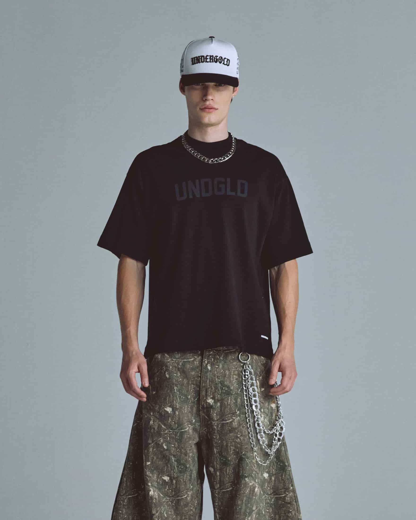 Basics UNDGLD Boxy Fit Tshirt Black - miniatura 2