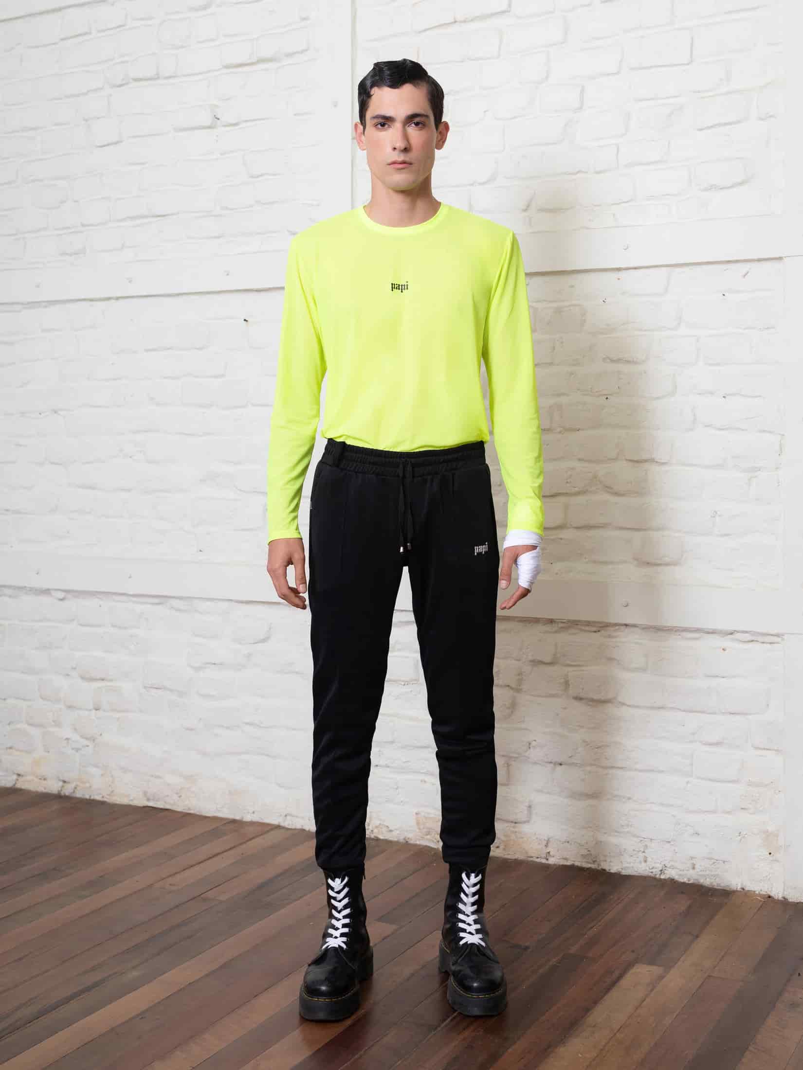 Mesh Long Sleeve T-Shirt - Neon - miniatura 2