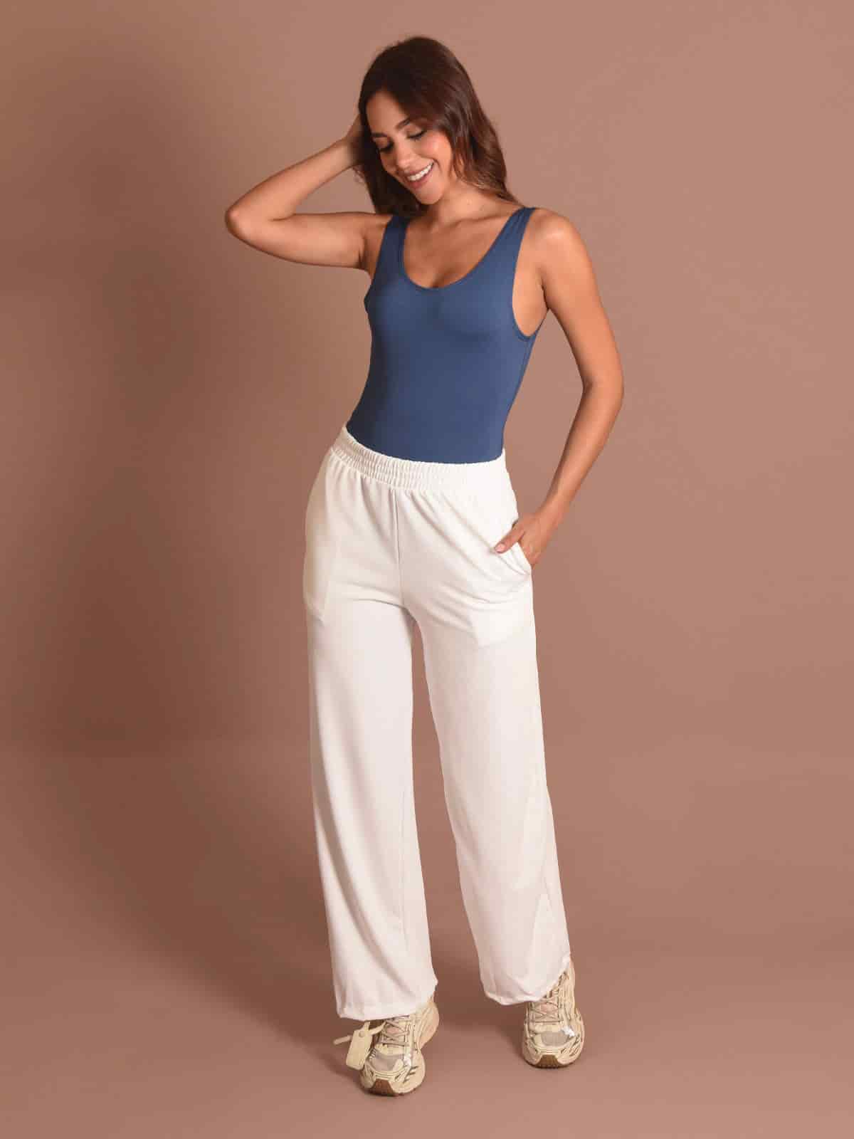 Pantalon venice sp blanco - miniatura 2