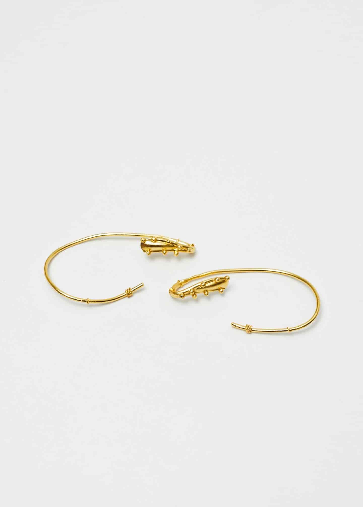 Earcuff Estambre Dorado - miniatura 2