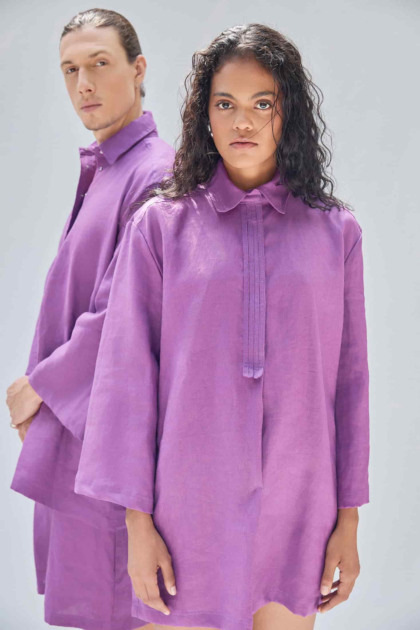 LU SHIRT WOMEN PURPLE - miniatura 3