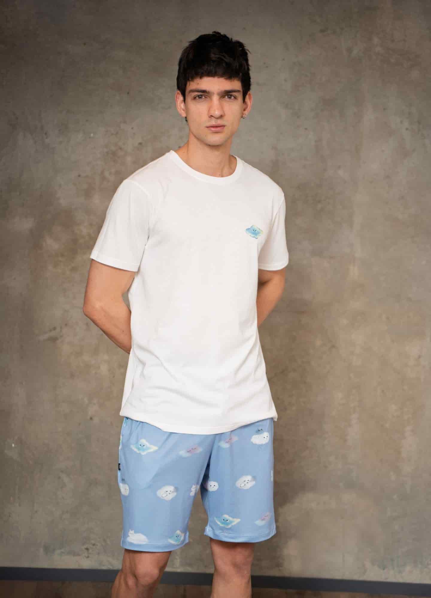 Conjunto Short Nubes - Azul Cielo - miniatura 1