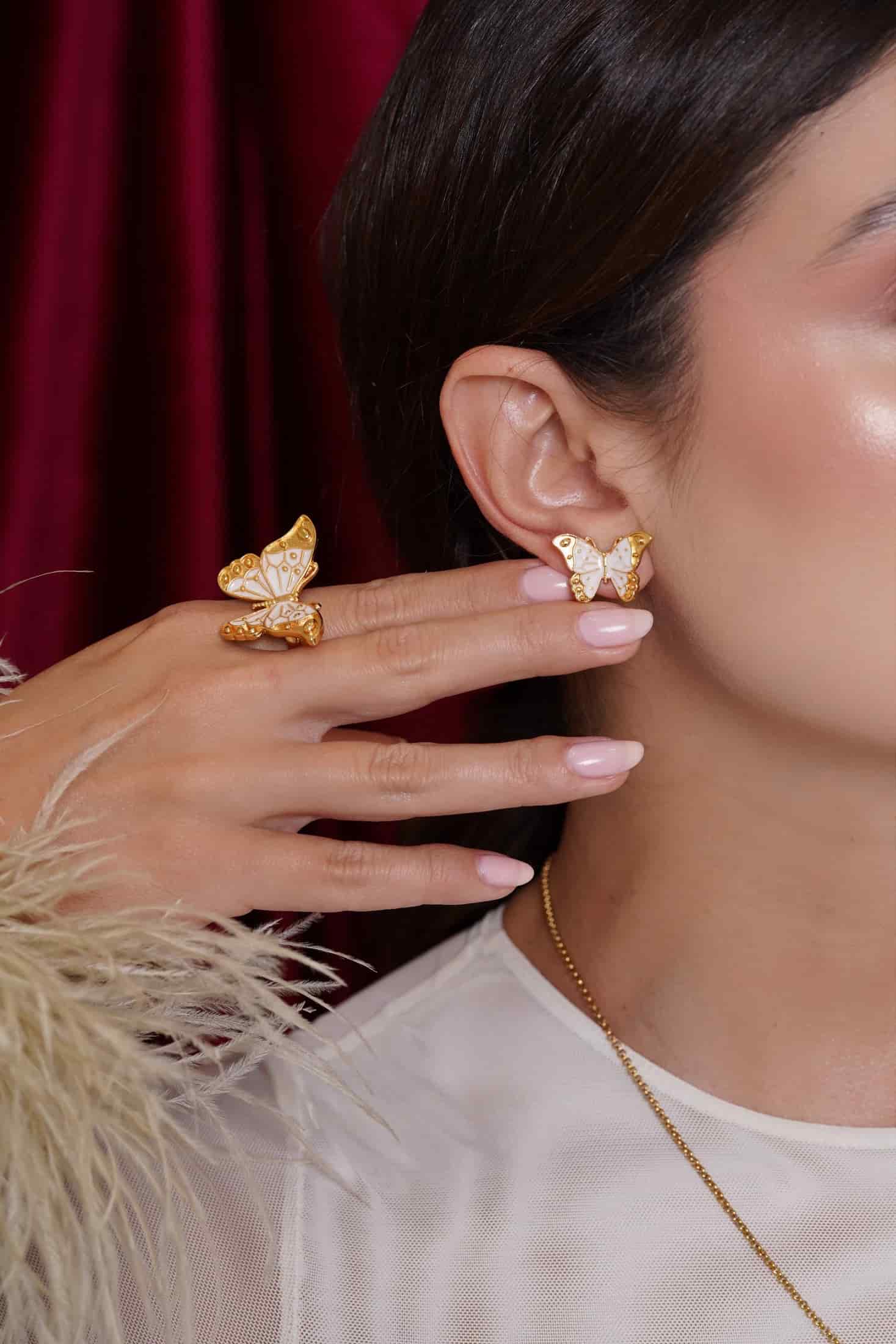 Aretes Mariposa Medium - miniatura 2