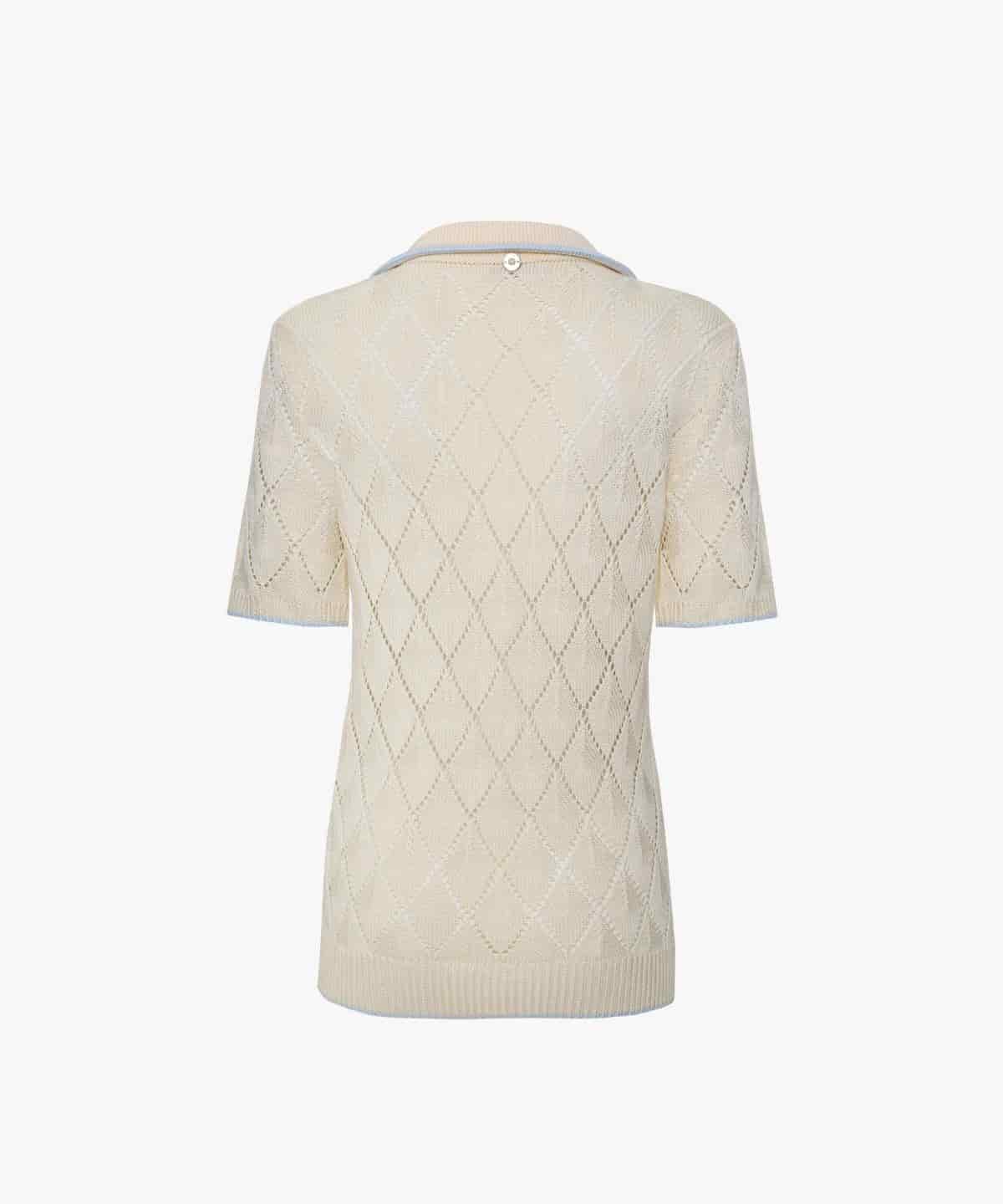 Zaylee Knitted Polo Shirt - miniatura 4