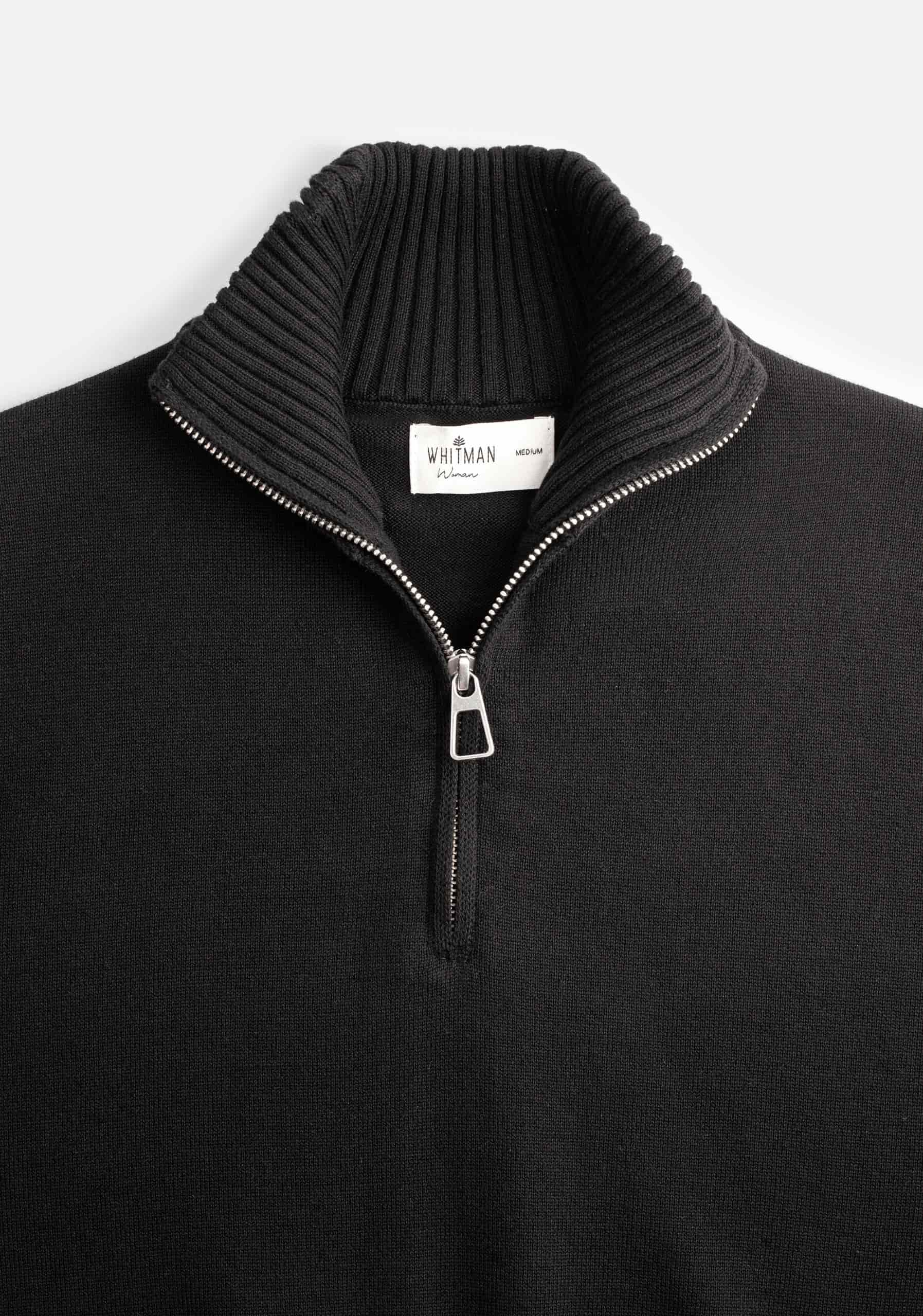 Saco M Nashville Half Zip Negro - miniatura 2