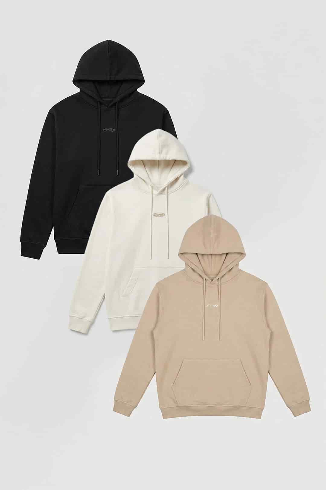 PACK X3 HOODIE BASIC - miniatura 1