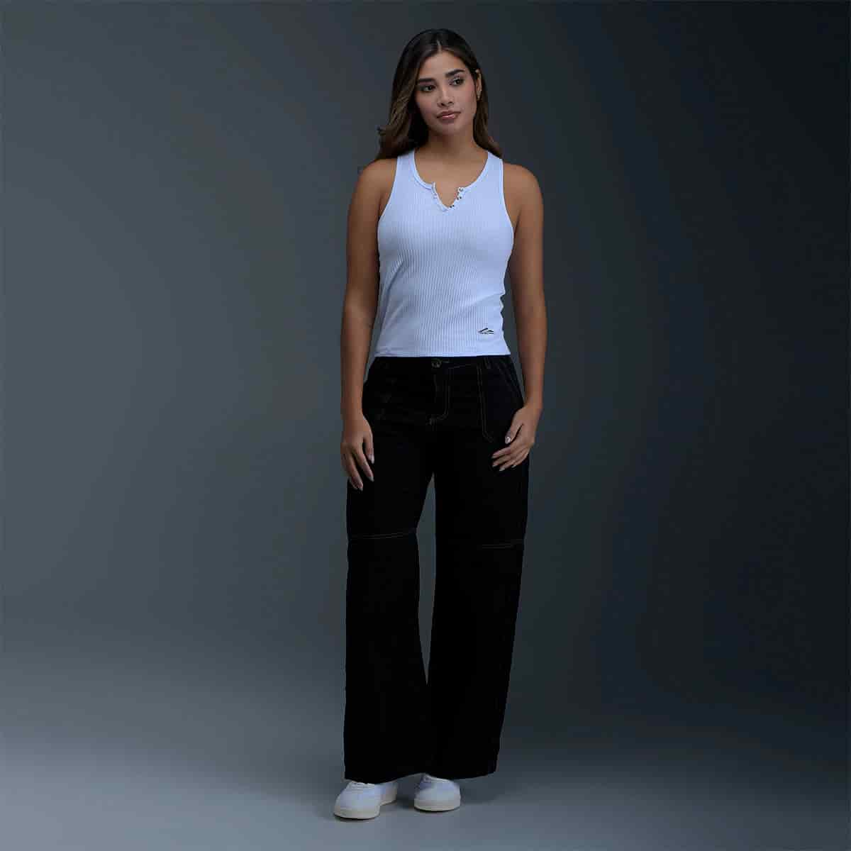 Blusa Blanca Mujer - miniatura 4
