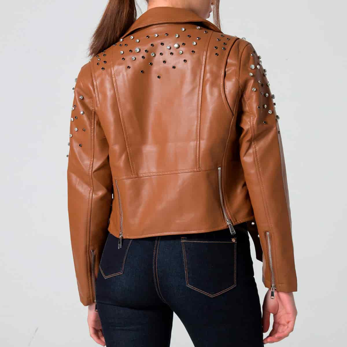 Chaqueta Sintetica Biker Crystal - miniatura 34