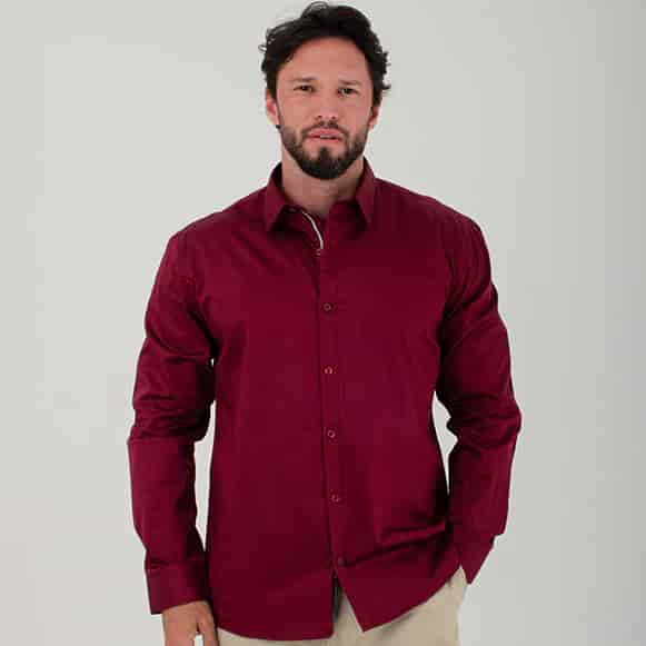 CAMISA ML 100% ALGODON HOMBRE - miniatura 3