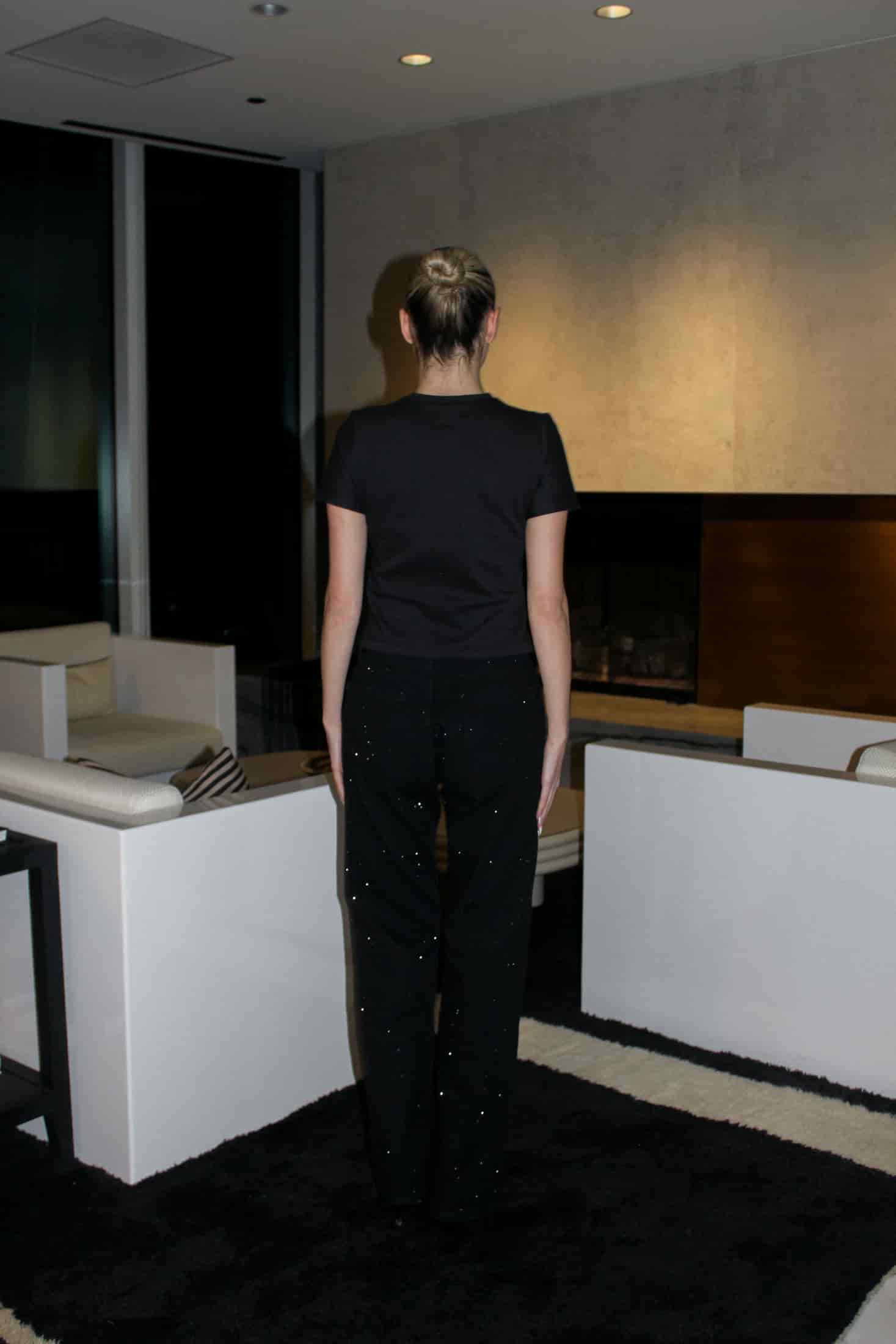 Black Sparkling Jeans - miniatura 5