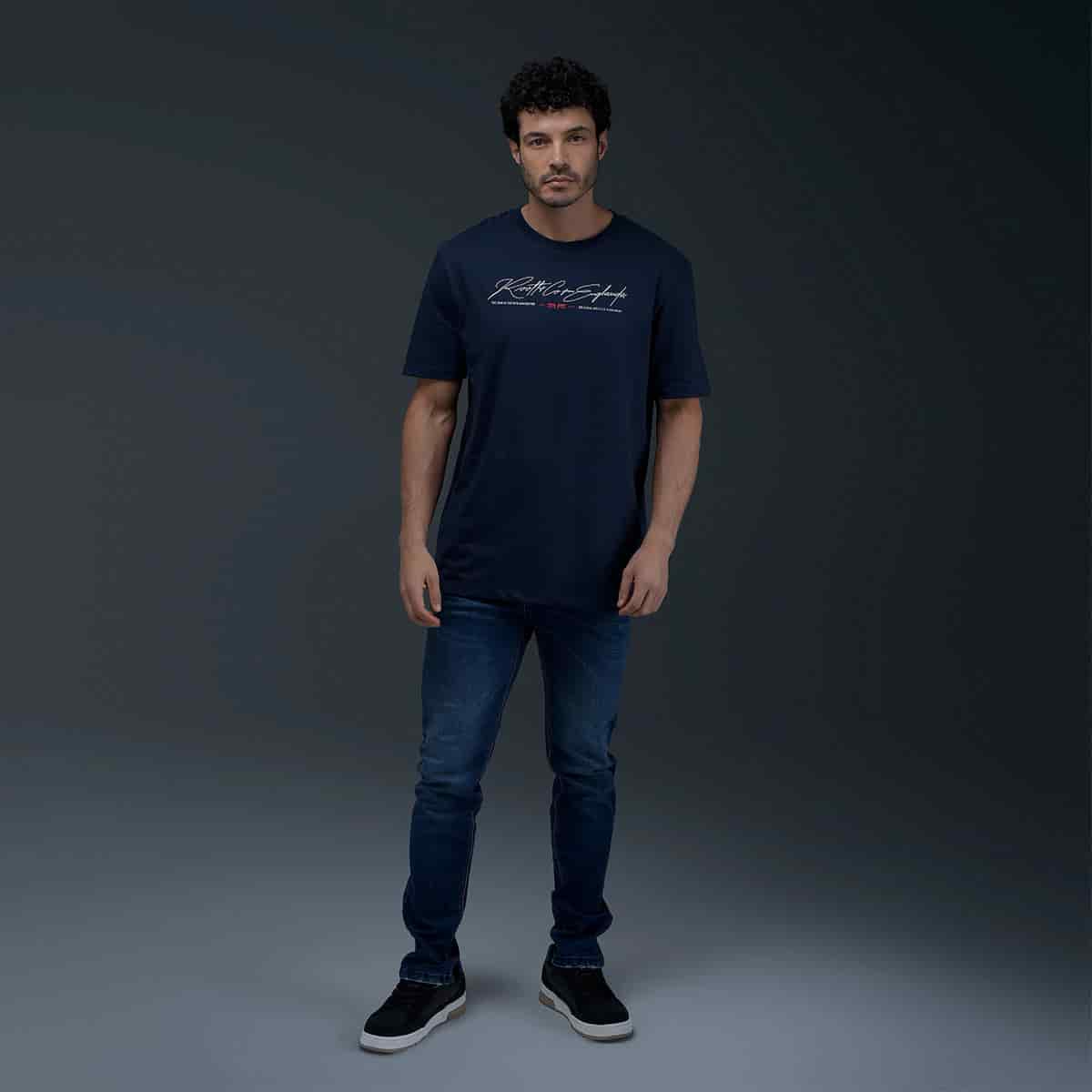 Camiseta Azul - miniatura 4
