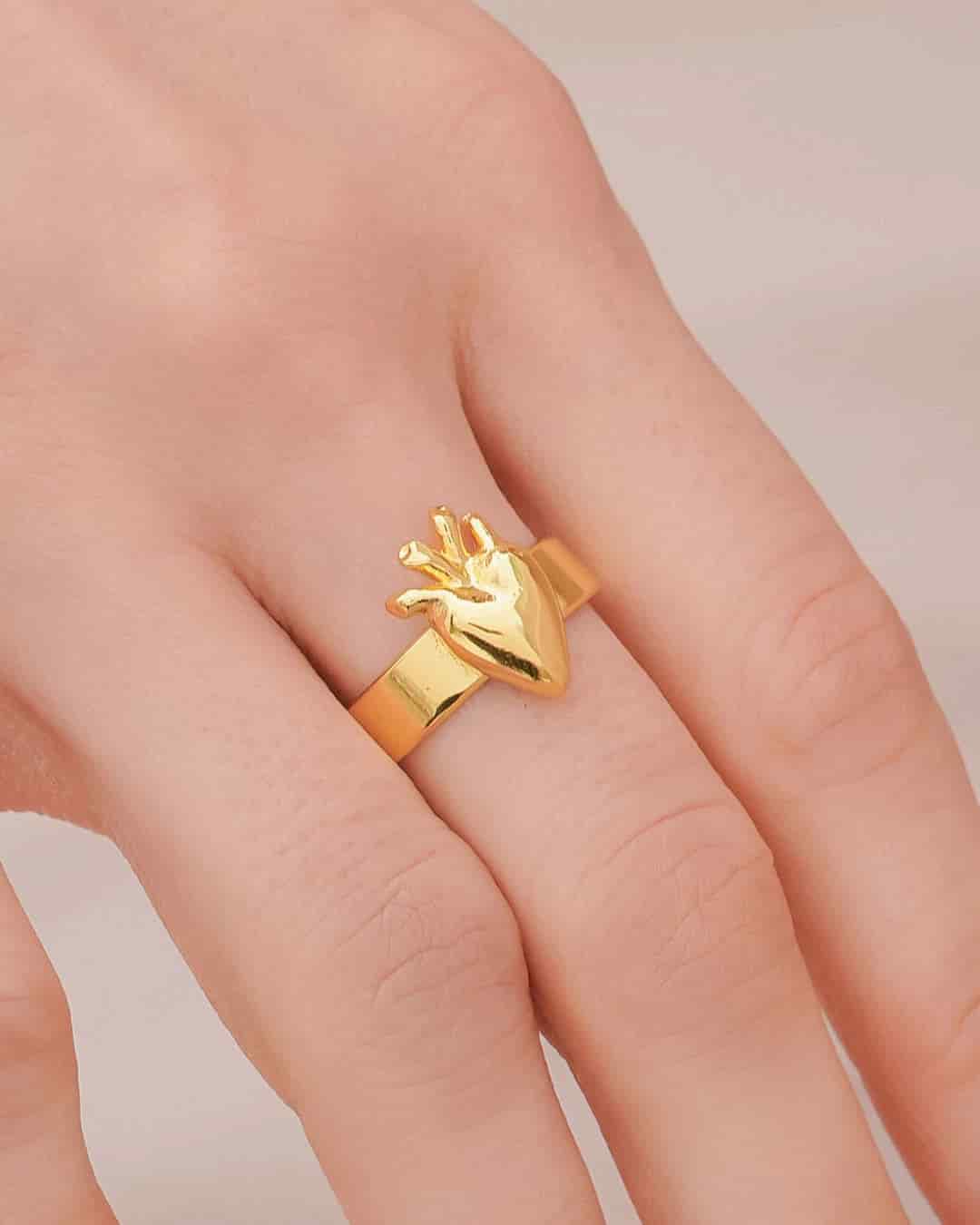 Anillo Graduable Corazón Anatómico - miniatura 1