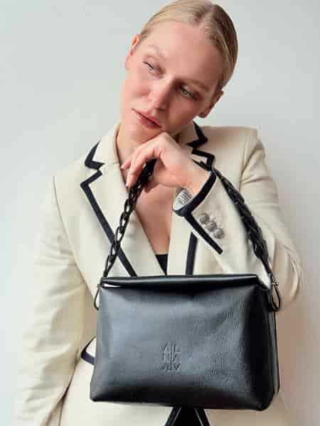 Ana Soft Hobo bag negra - miniatura 2