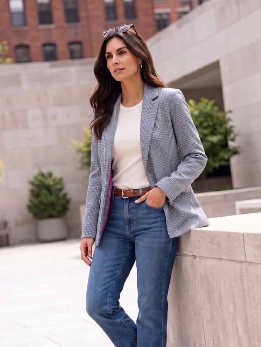 Blazer de Paño Aurora Azul - miniatura 4