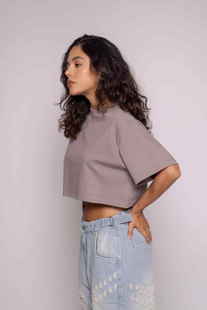 CropTop Basic Motion-Gris - miniatura 4