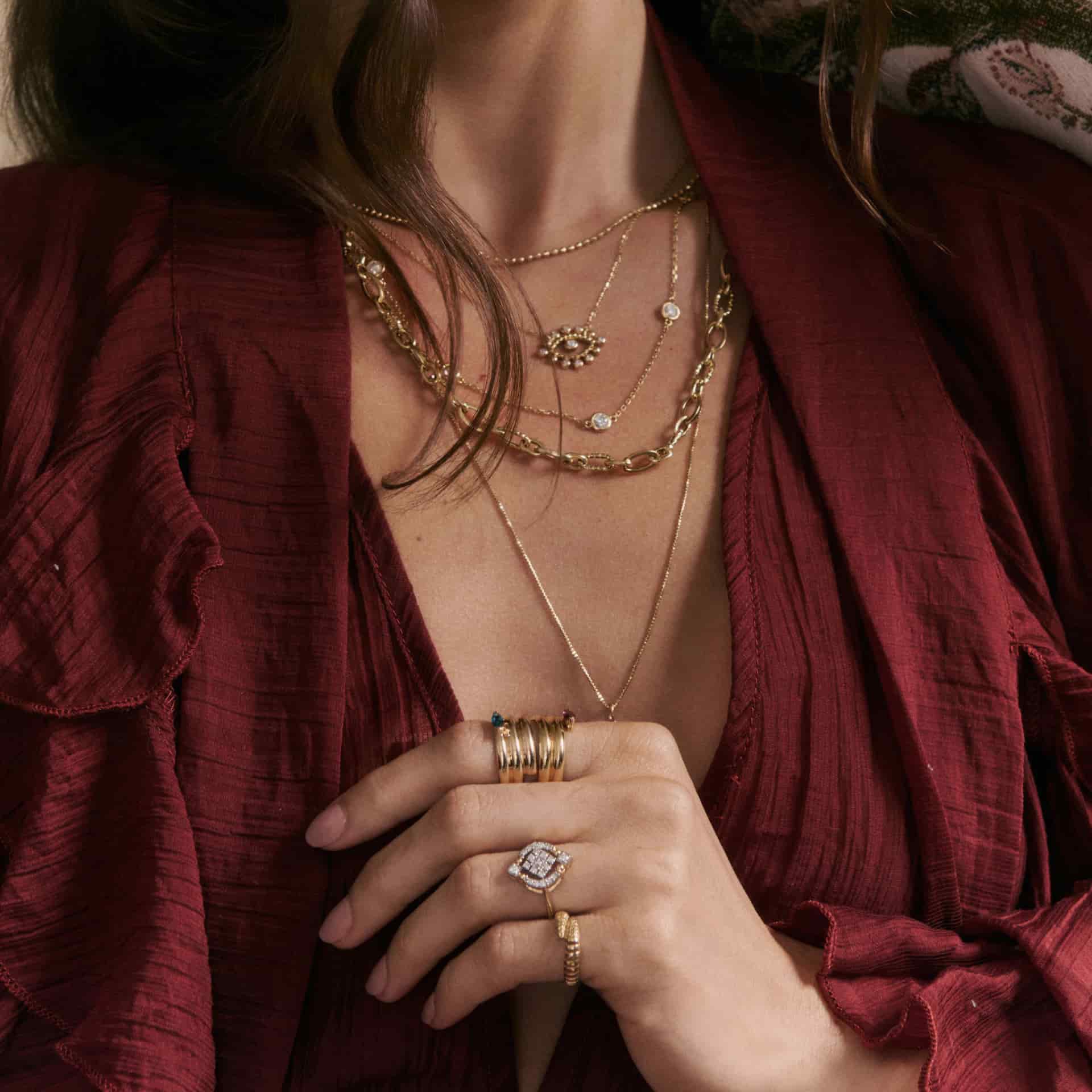 Anillo Twisted Marquise - miniatura 4