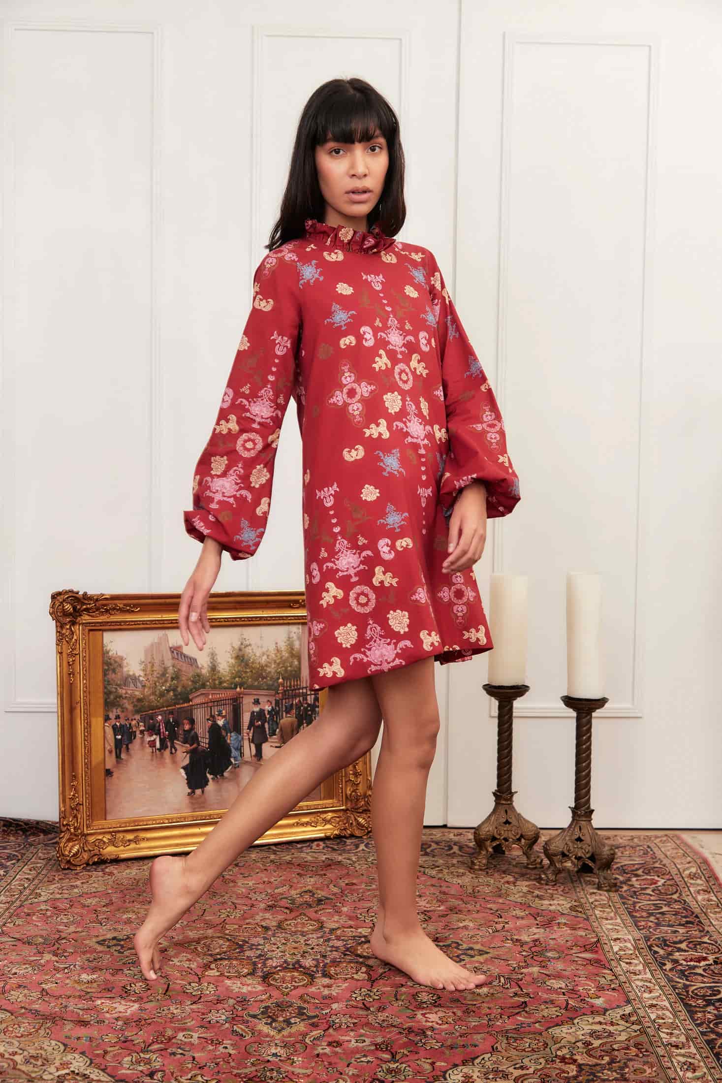 Grosella Roja Mini Dress - miniatura 2