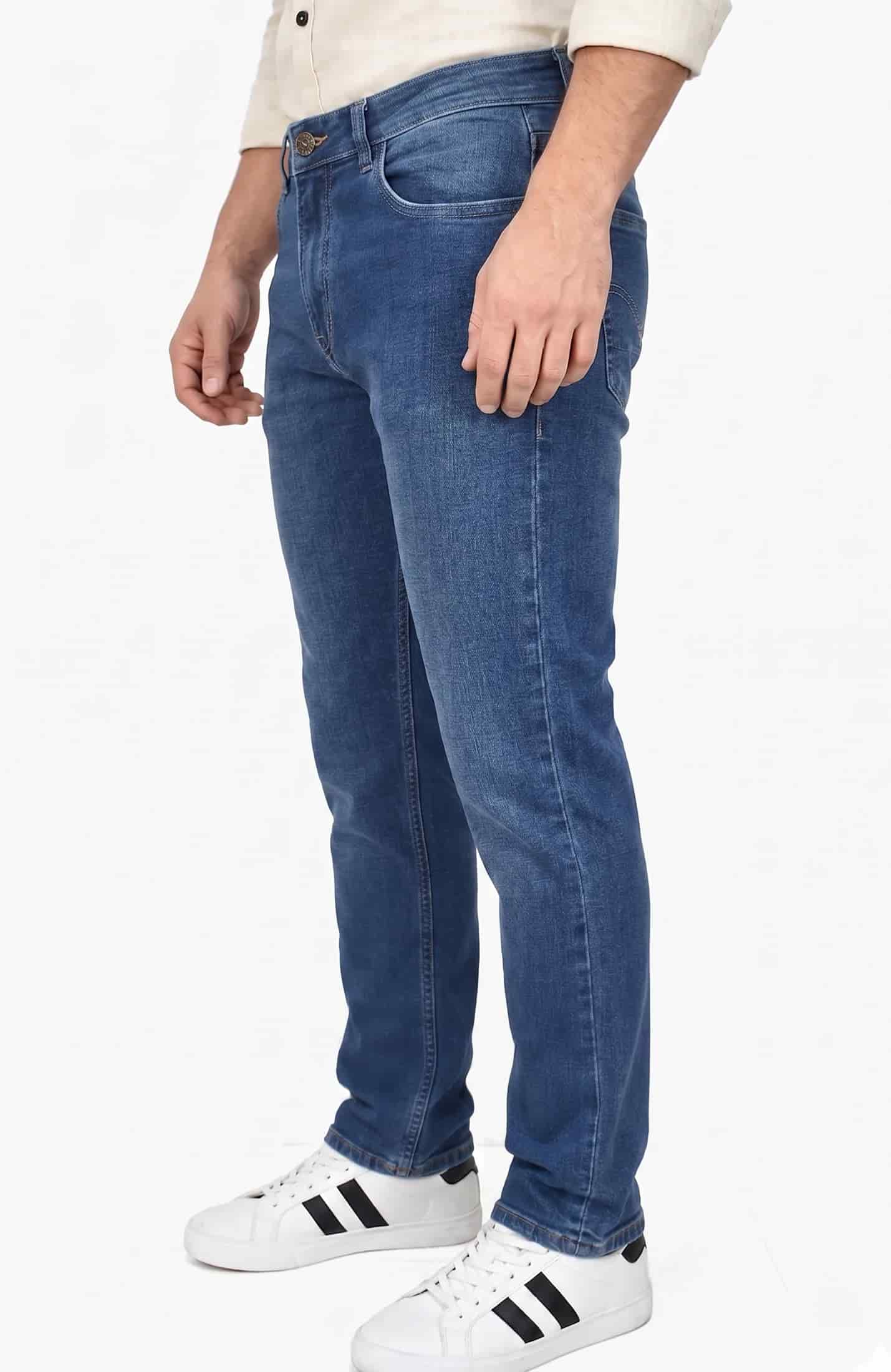 JEAN REGULAR AZUL PARA HOMBRE - miniatura 1