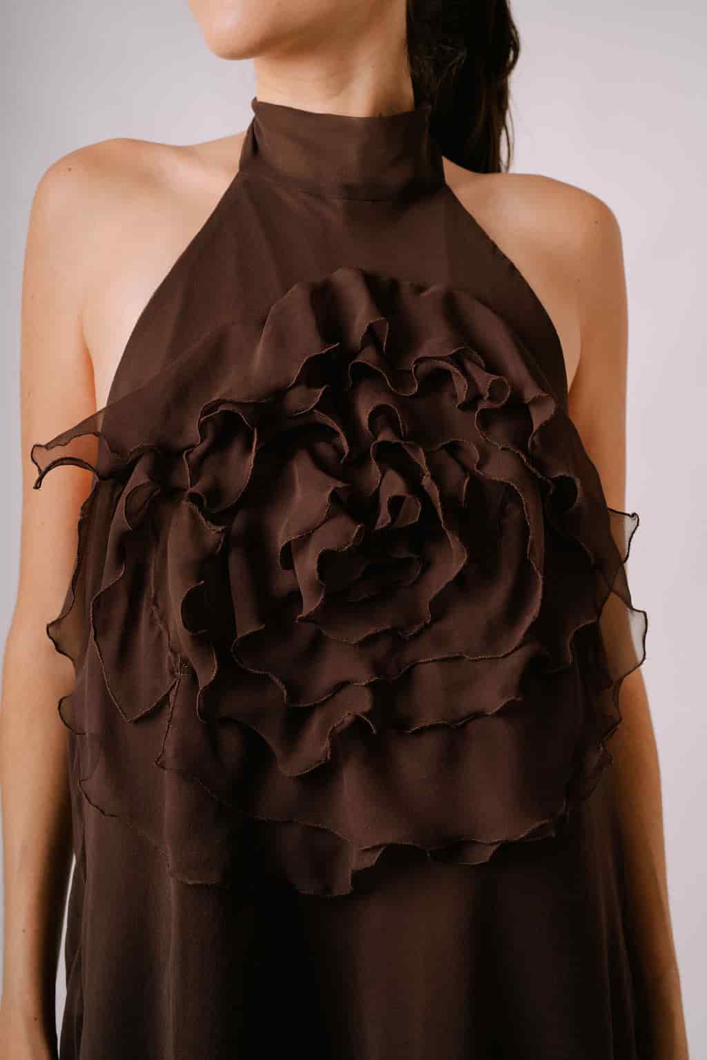 Carolina Chiffon Dress - miniatura 3