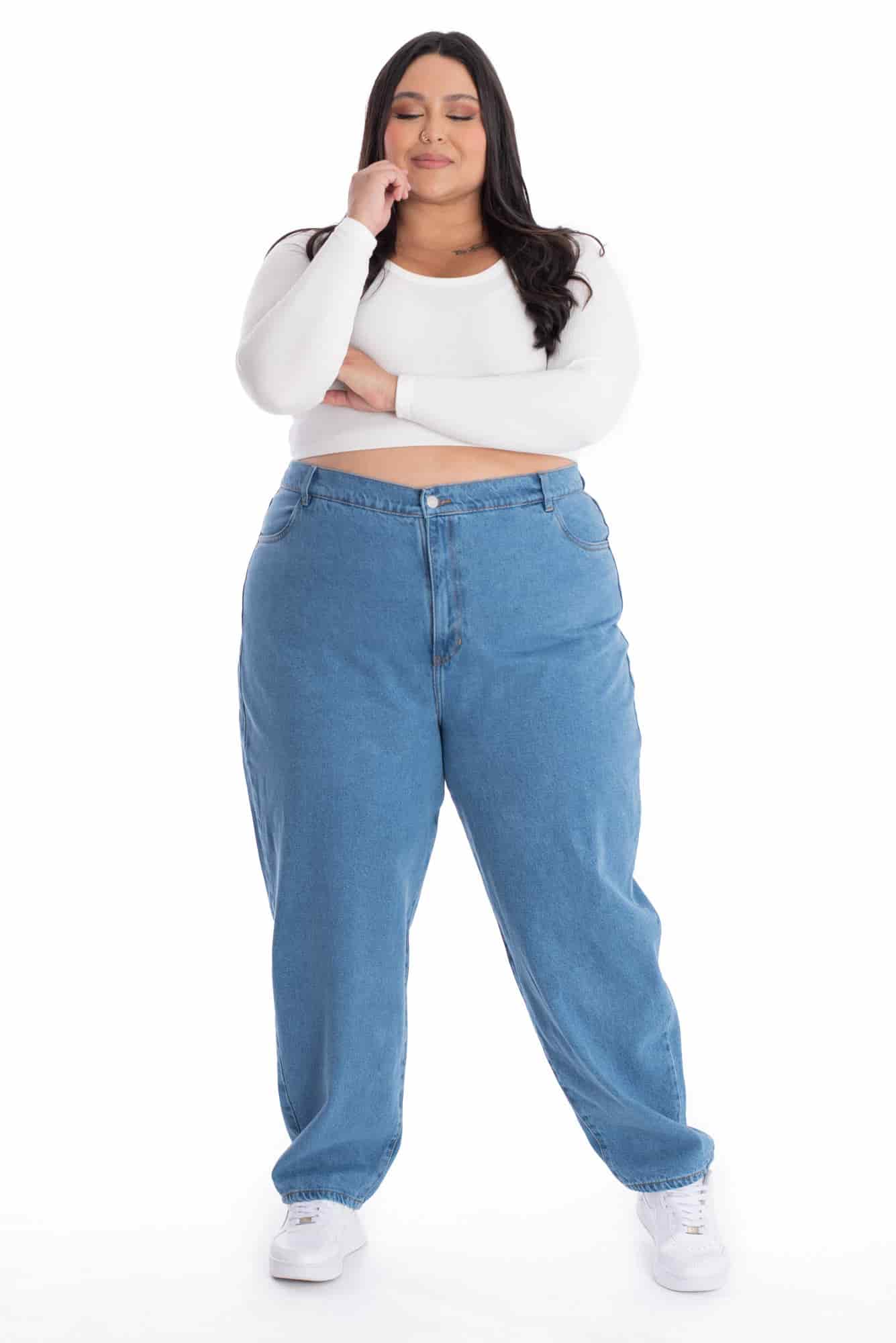 Jean Boyfriend Azul Medio 356 - miniatura 2
