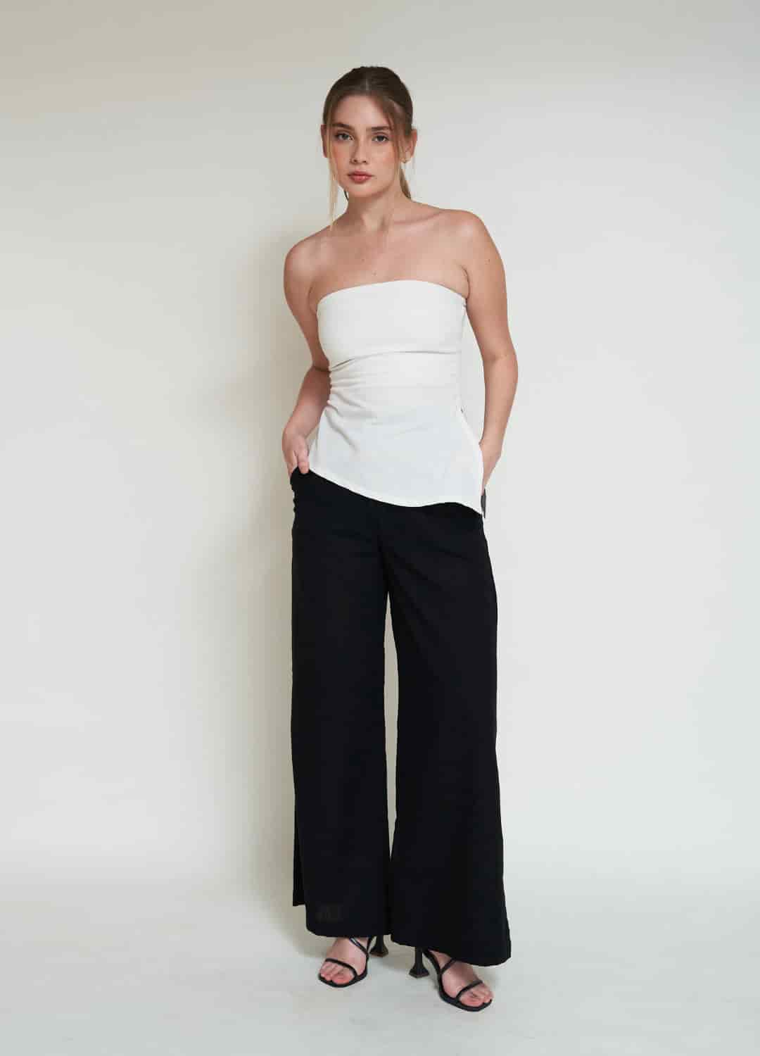 Pantalón Bota Ancha Negro - miniatura 2