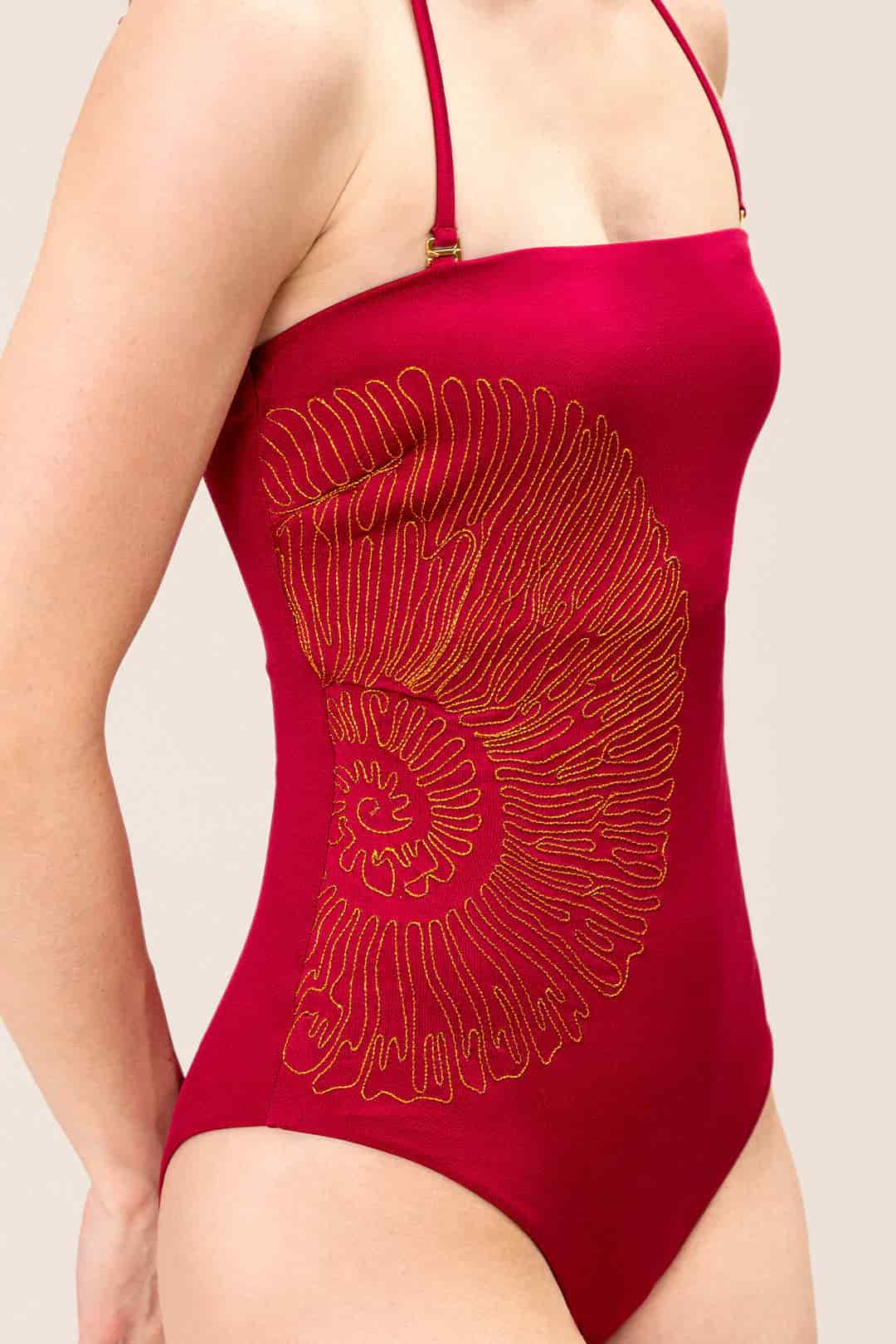 Vestido De Baño Enterizo Arena Onda - miniatura 3