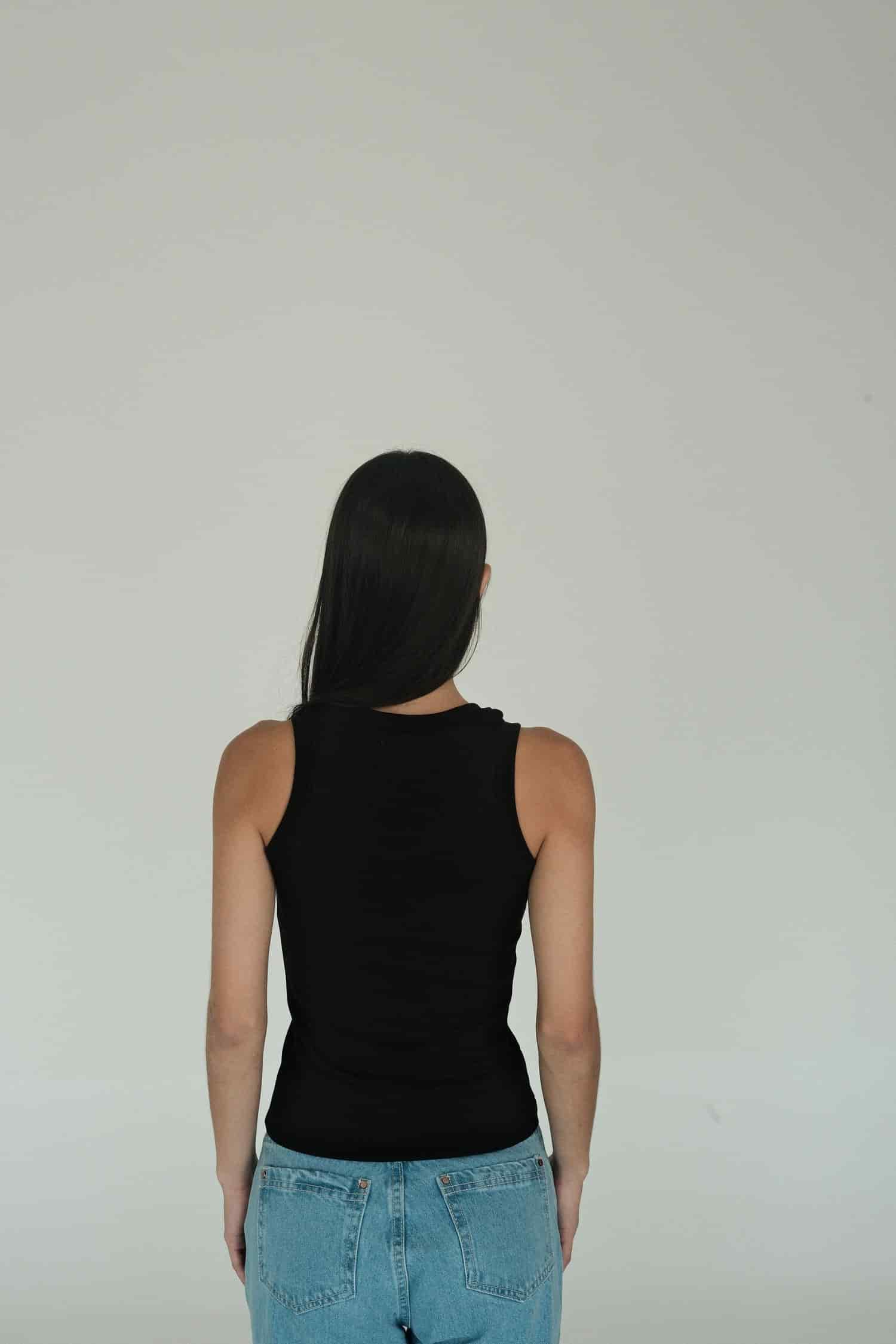 Palm Tank Top (Black) - miniatura 4