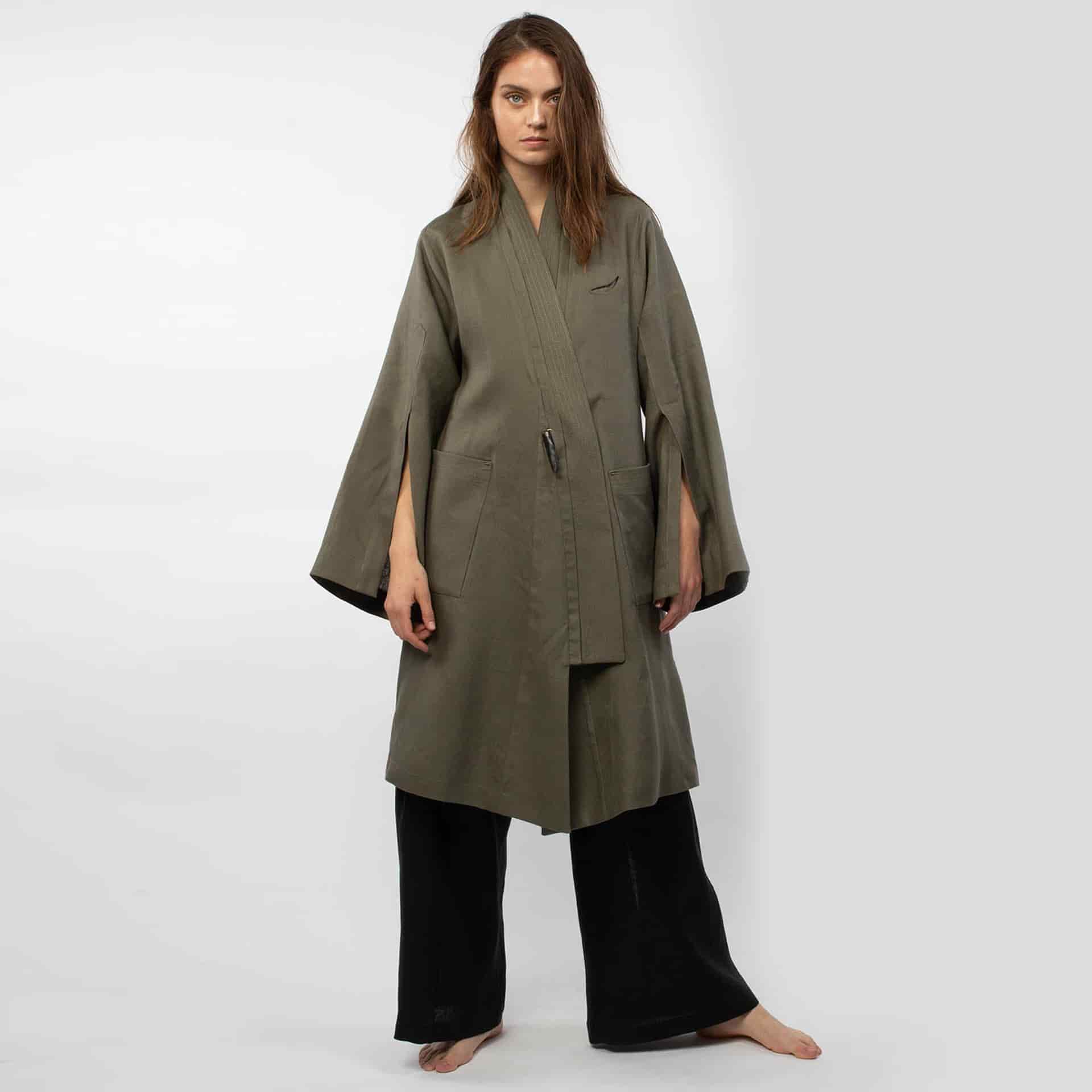Kimono Cruzado Mangas Abiertas - miniatura 5