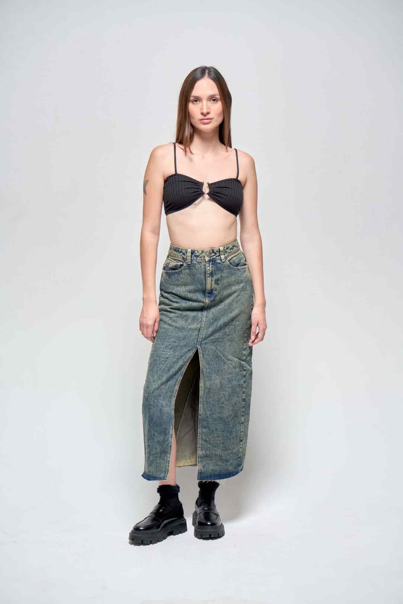 LAYLA DENIM SKIRT - miniatura 28