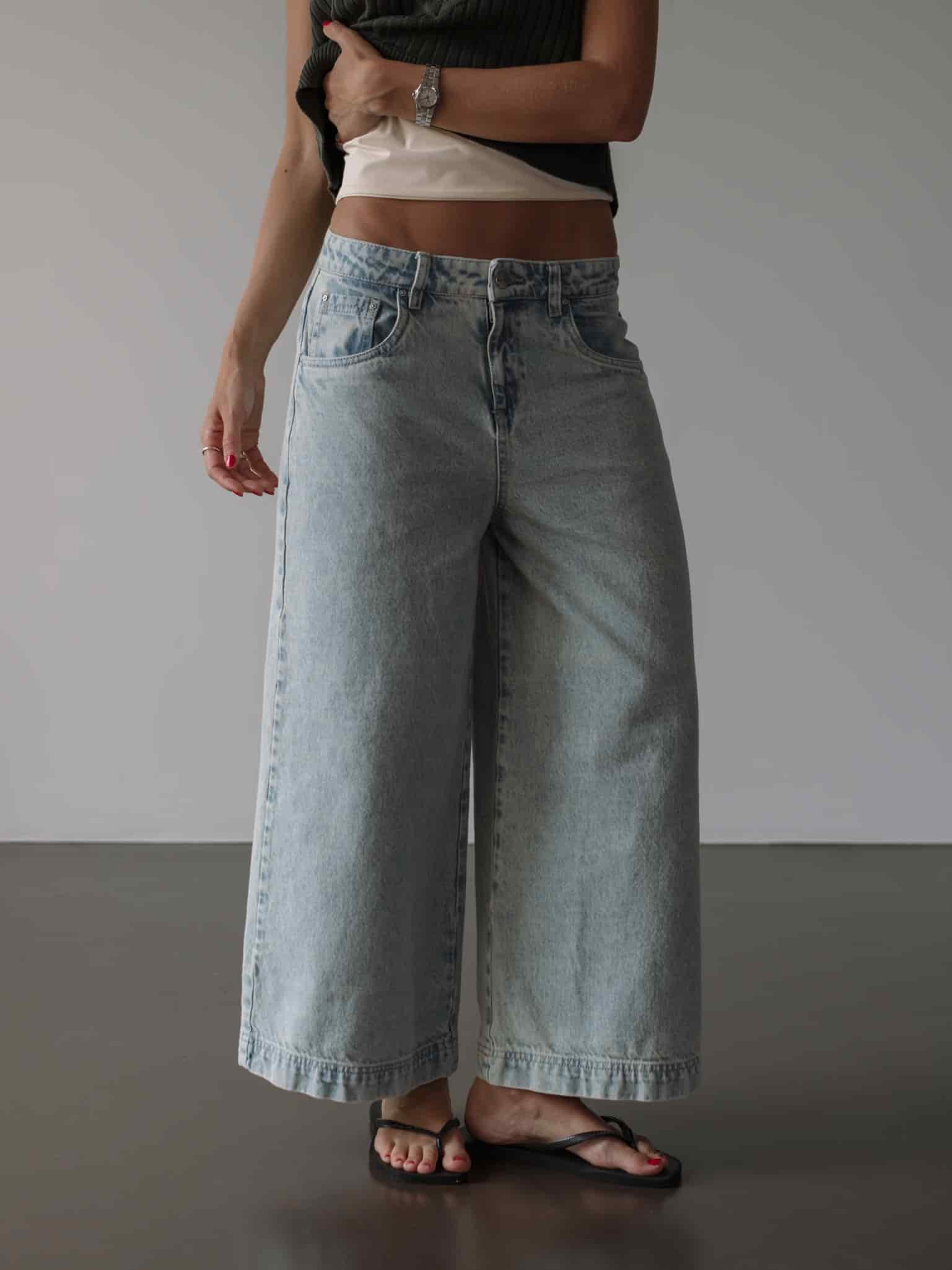 THE CULOTTE CLASSIC JEAN - NEW SOFT BLUE - miniatura 1