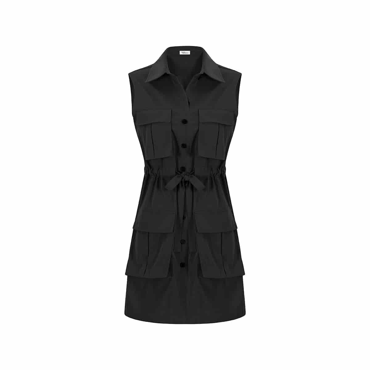 VESTIDO SAHARIANA DRIL - miniatura 2