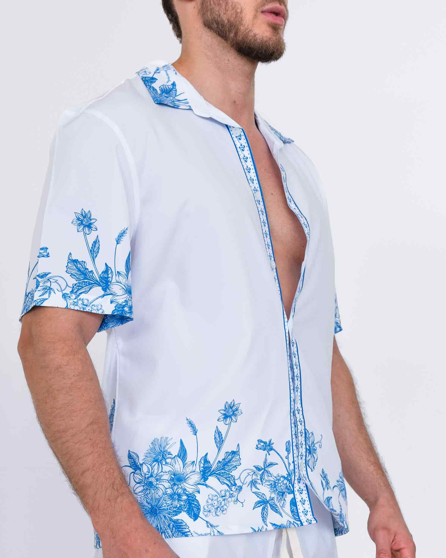 Camisa Seda Grecia - miniatura 2